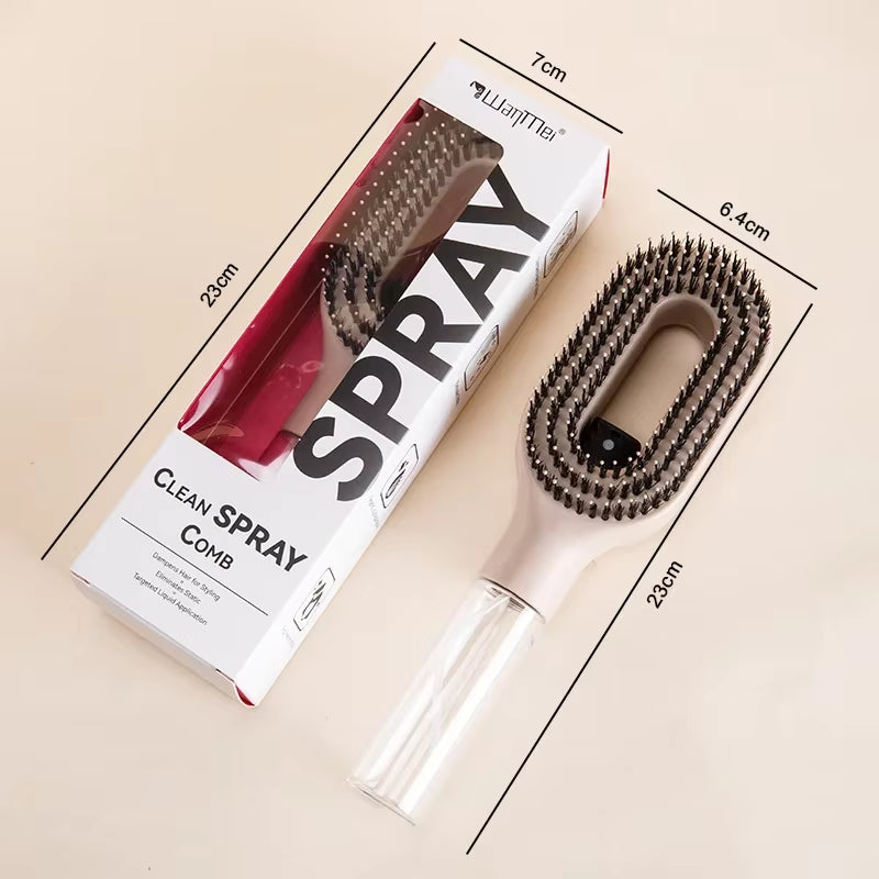 Revolutionary 2-in-1 Sprayer Comb: Soft Scalp Massager with Essential Oil Spray Bottle for Effortless Hair Styling